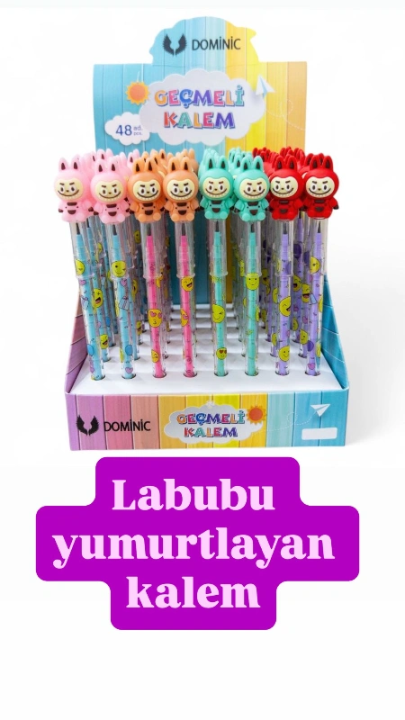 LABUBU YUMURTLAYAN KALEM / 48Lİ STANT